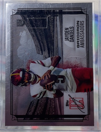 2024 Topps Signature Class #GA-2 Jayden Daniels Gridiron Ambassadors — front