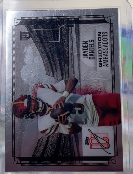 2024 Topps Signature Class #GA-6 Jayden Daniels Gridiron Ambassadors — front