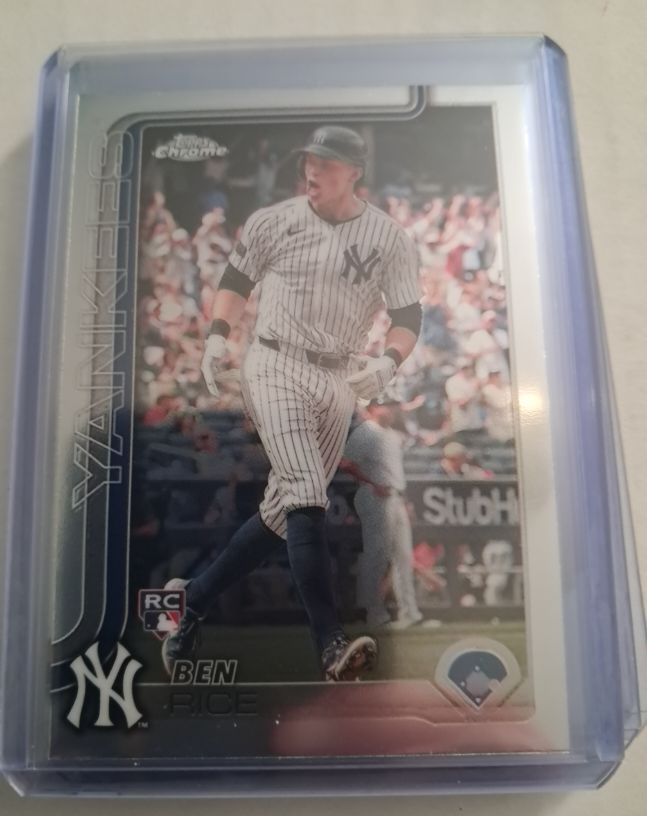 2025 Topps Chrome #139 Ben Rice — front