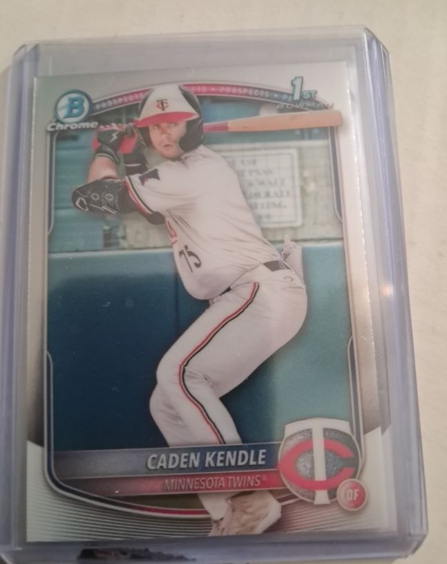 2025 Bowman Chrome #BCP-113 Caden Kendle — front