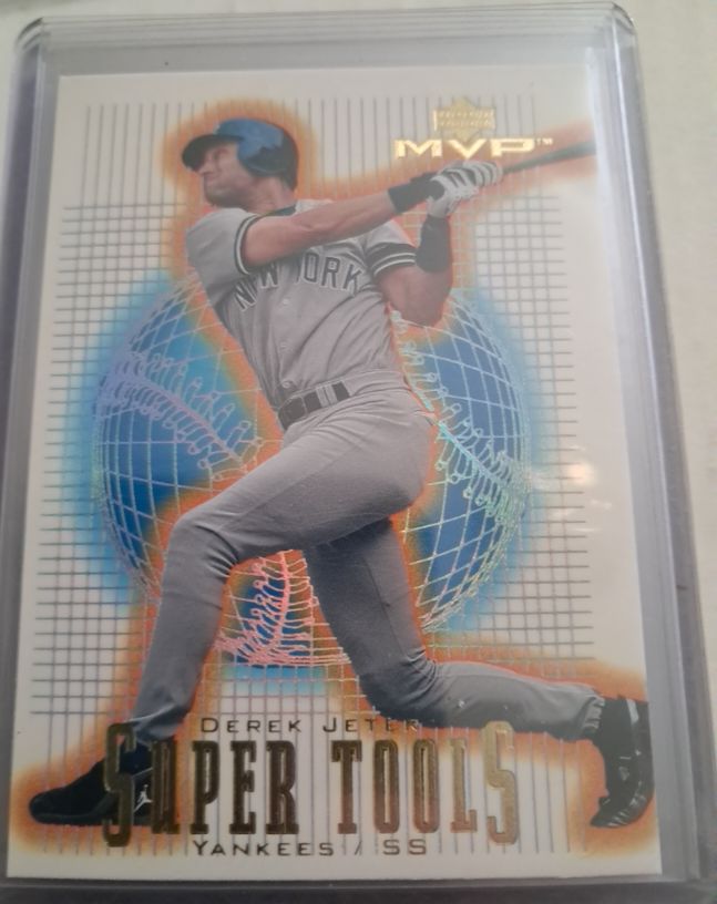 2001 Upper Deck MVP Super Tools #ST7 Derek Jeter — front
