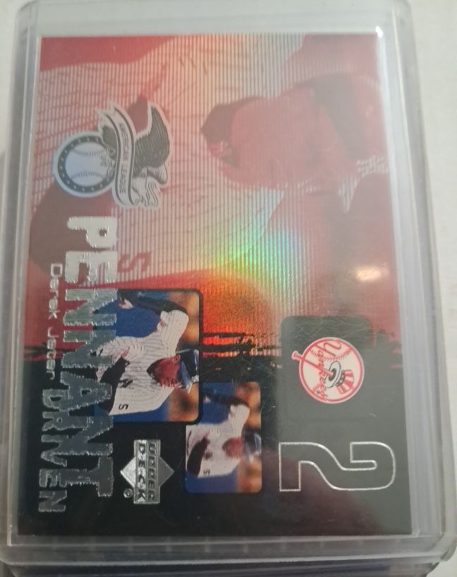 2000 Upper Deck Pennant Driven #PD1 Derek Jeter — front