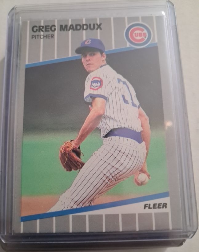 1989 Fleer #431 Greg Maddux — front