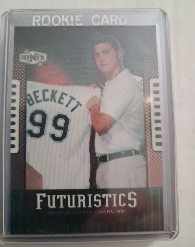 2000 Upper Deck Ionix #61 Josh Beckett Futuristics Florida Marlins — front