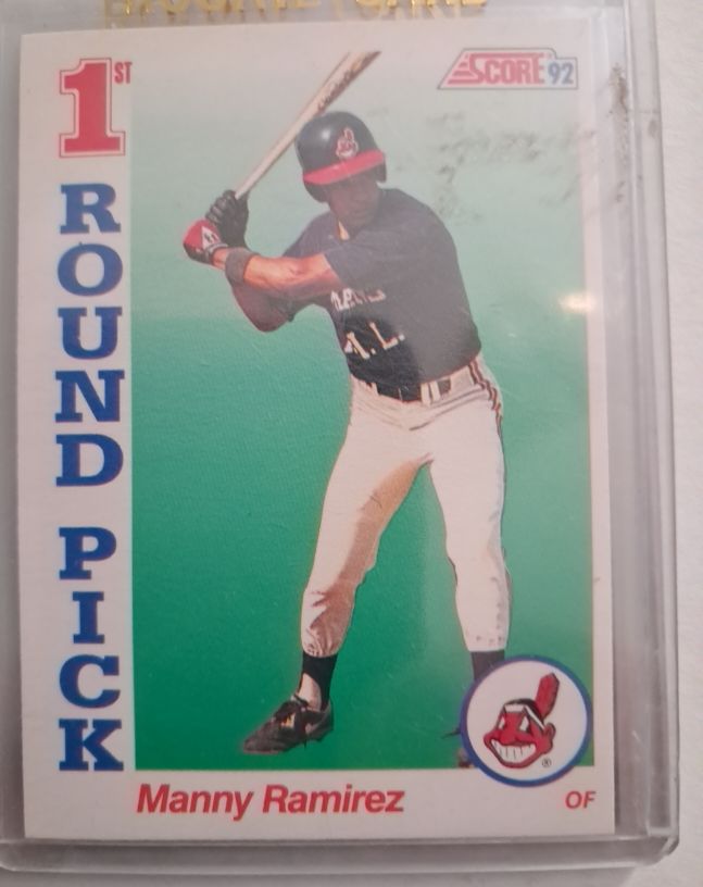 1992 Score #800 Manny Ramirez — front