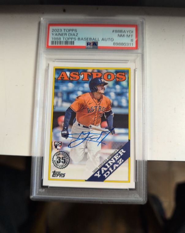 2023 Topps #88BA-YDI Yainer Diaz — front
