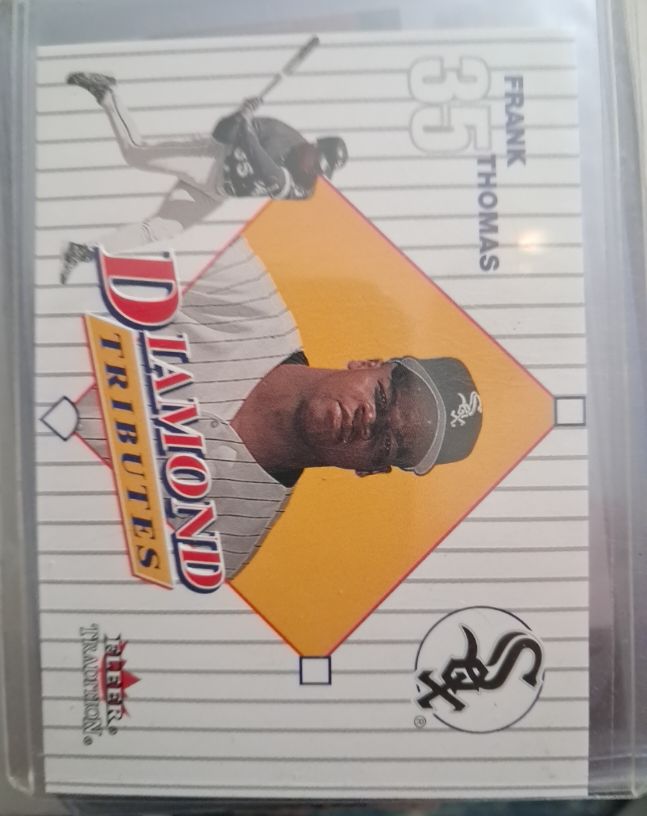 2001 Fleer Tradition Diamond Tributes #DT35 Frank Thomas — front