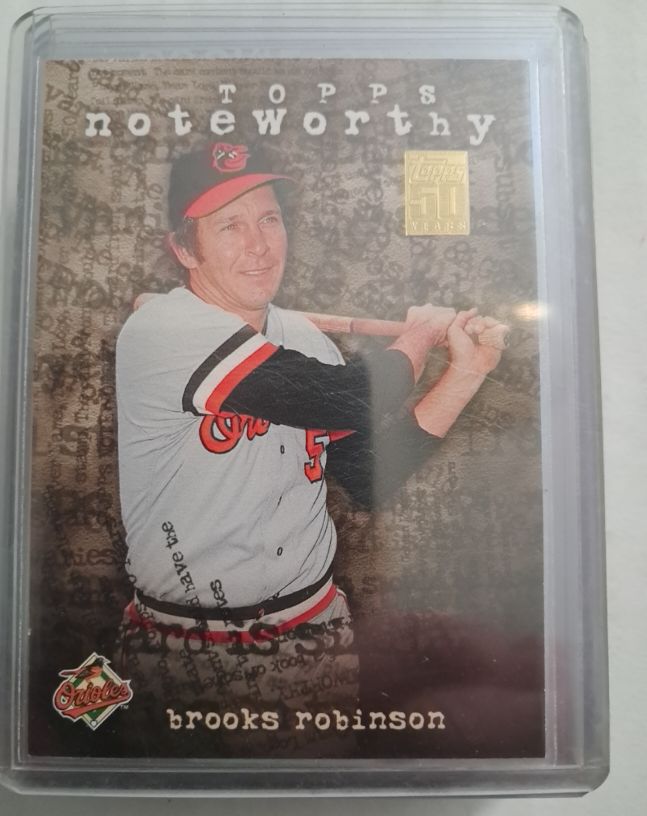 2001 Topps Noteworthy #TN36 Brooks Robinson — front