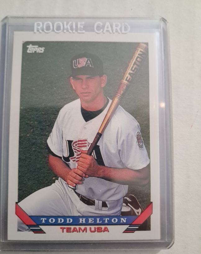 1993 Topps Traded #19T Todd Helton Team USA Rookie Card — front