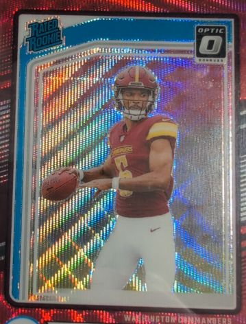 2024 Panini Donruss Optic #389 Jayden Daniels Rated Rookie — front
