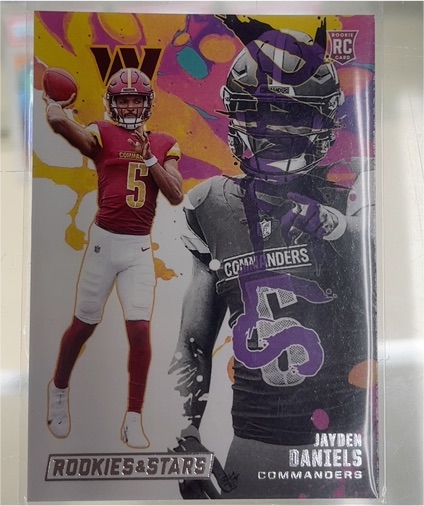 2024 Panini Rookies & Stars Rookie Exclusive #RE-JDS Jayden Daniels — front