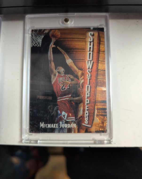 1997-98 Topps Finest #271 Michael Jordan Showstoppers — front