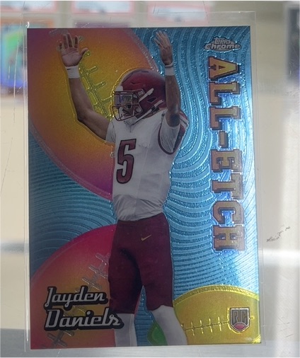 2024 Topps Chrome #CAE-JD Jayden Daniels All-Etch — front