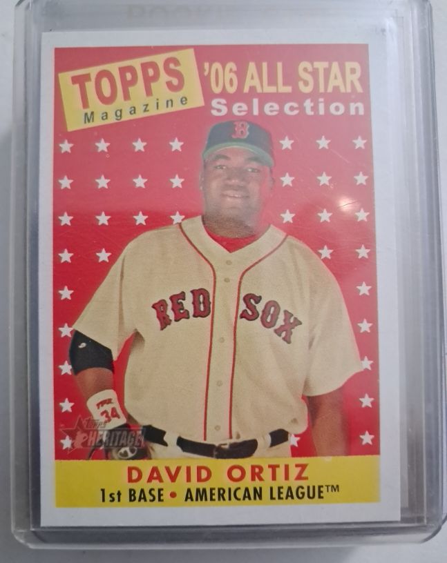 2007 Topps Heritage #477 David Ortiz — front