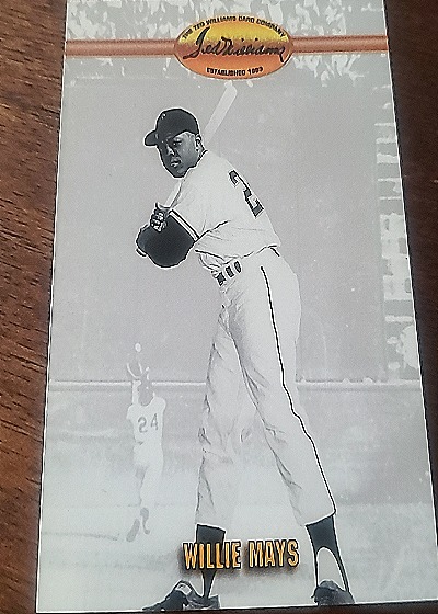 1993 Ted Williams Card Company #55 Willie Mays — front