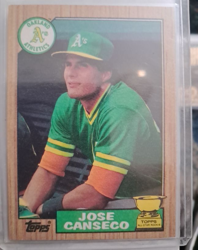 1987 Topps #620 Jose Canseco — front