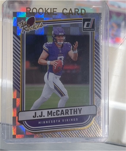 2024 Panini Donruss The Rookies #TR-1 J.J. McCarthy — front