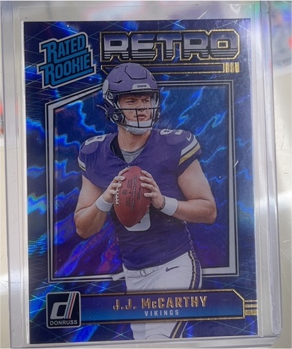 2024 Donruss Rated Rookie Retro #2 J.J. McCarthy — front
