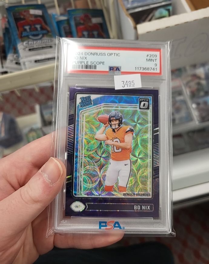 2024 Donruss Optic #209 Bo Nix — front