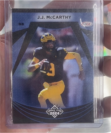 2024 Sage High Series #111 J.J. McCarthy — front