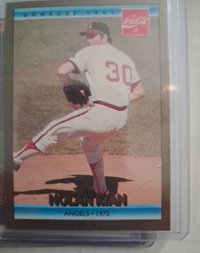 1992 Donruss Coca-Cola #6 Nolan Ryan — front