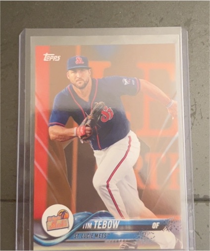 2011 Topps Tim Tebow St. Lucie Mets — front