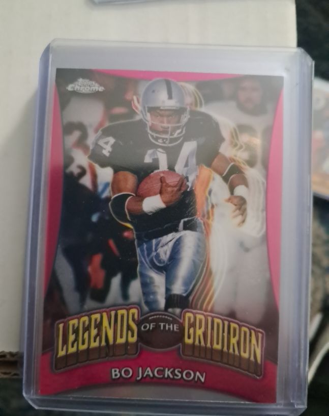 2024 Topps Chrome Legends of the Gridiron #LOG-4 Bo Jackson — front