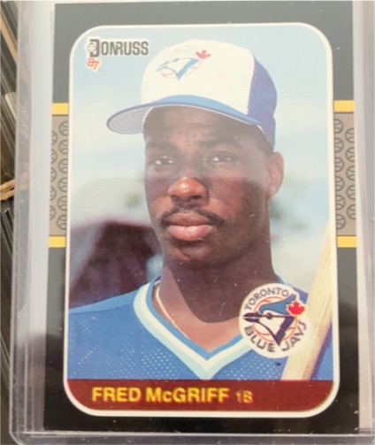 1987 Donruss #621 Fred McGriff — front