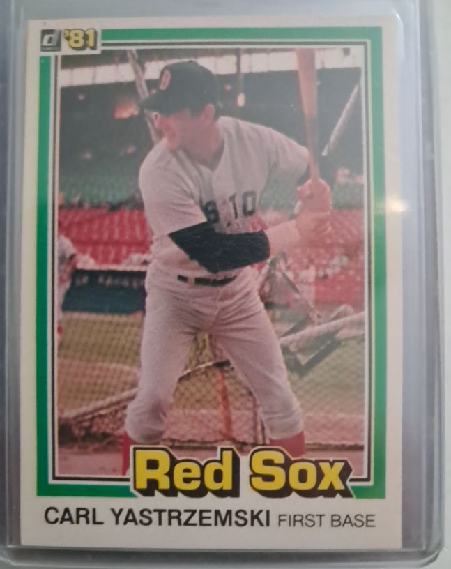 1981 Donruss #214 Carl Yastrzemski — front