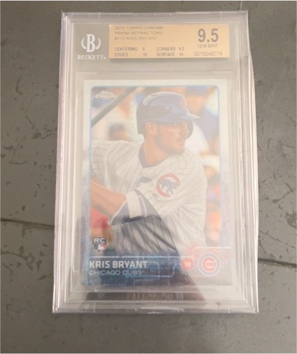 2015 Topps Chrome #112 Kris Bryant — front