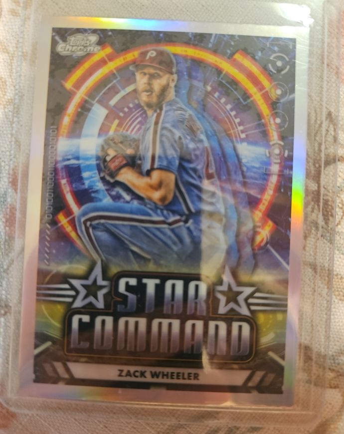 2024 Topps Chrome Cosmic #SC-20 Zack Wheeler Star Command — front