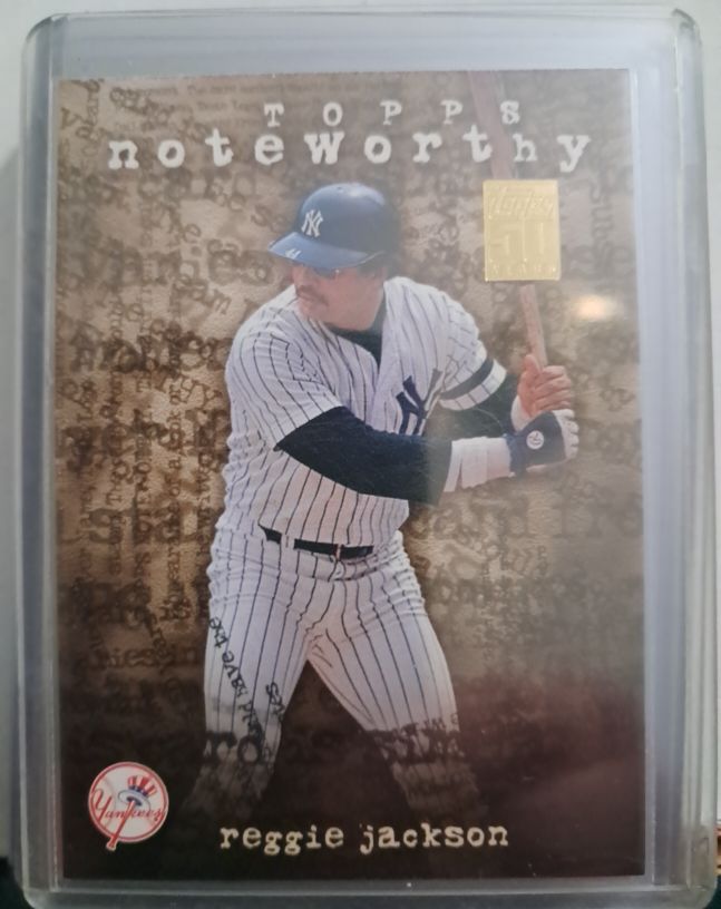 2001 Topps Noteworthy #TN38 Reggie Jackson — front