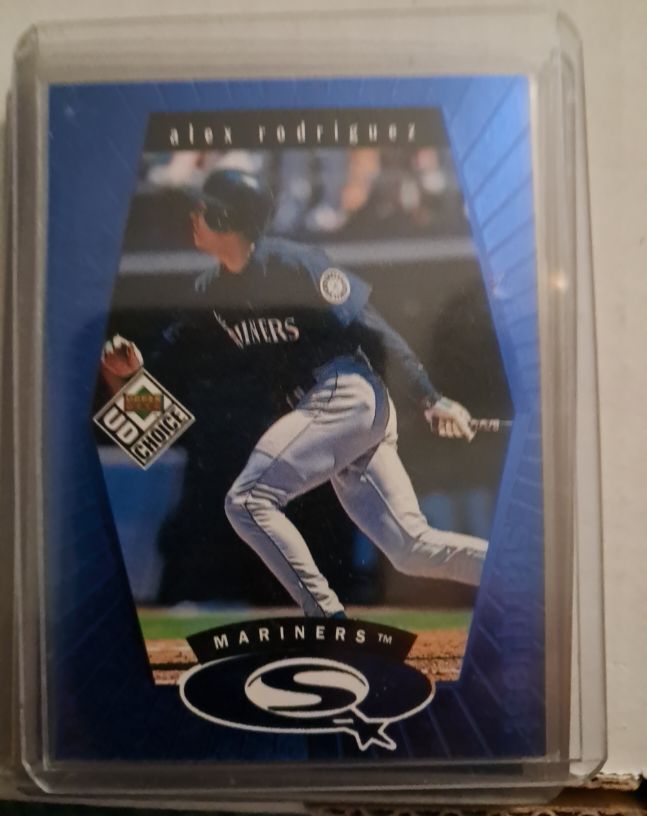 1999 Upper Deck UD Choice Starquest Blue #SQ3 Alex Rodriguez — front