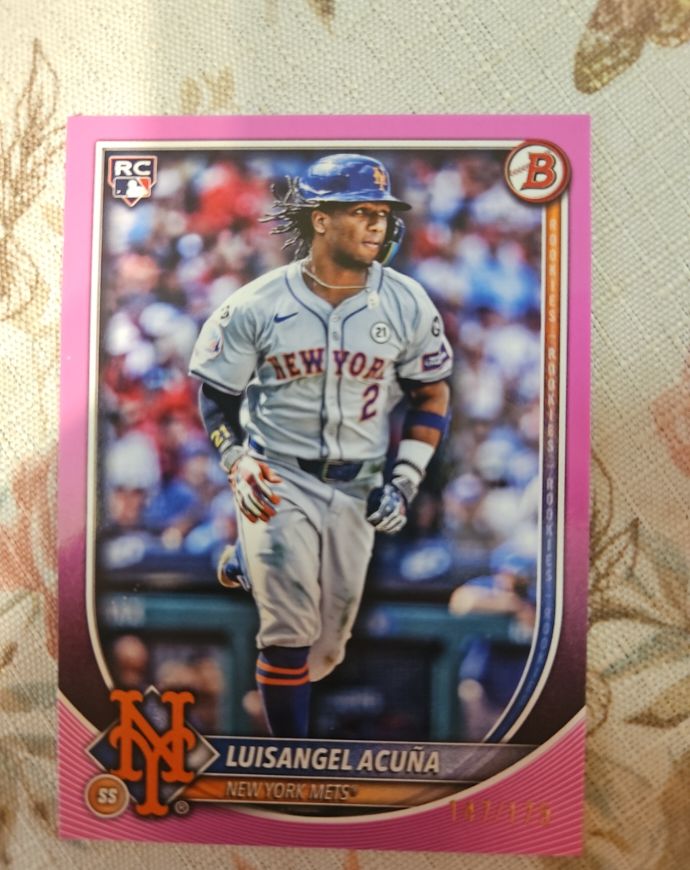 2025 Bowman #83 Luisangel Acuña — front
