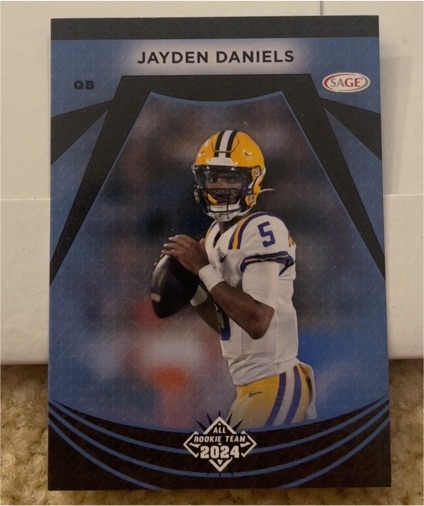 2024 Sage All Rookie Team #122 Jayden Daniels — front