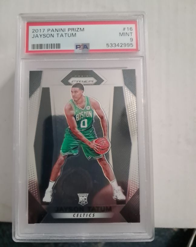 2017 Panini Prizm #16 Jayson Tatum — front