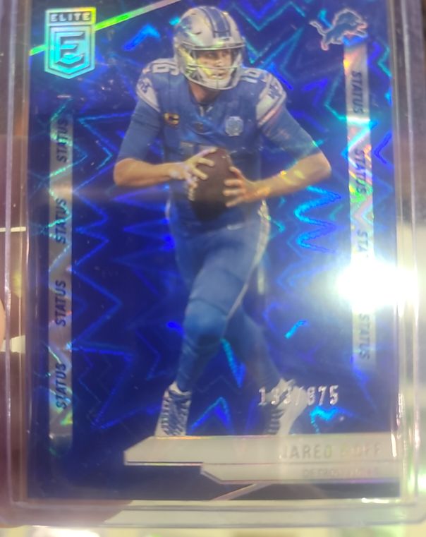 2024 Panini Elite STATUS Blue #15 Jared Goff — front