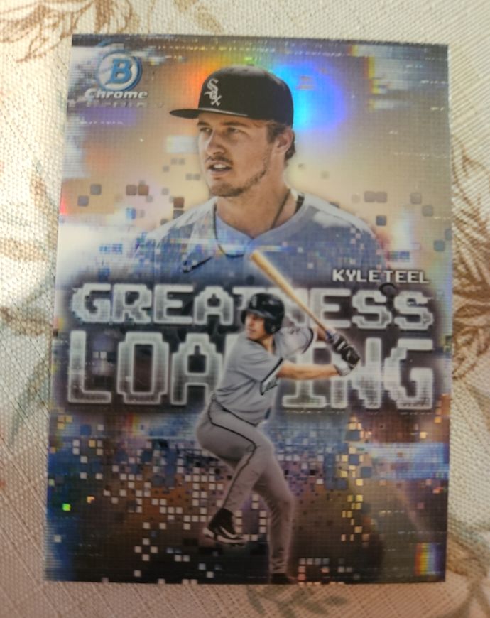 2025 Bowman Chrome #GL-15 Kyle Teel Greatness Loading — front