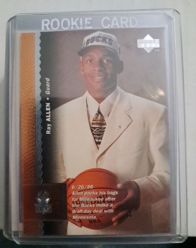 1996-97 Upper Deck #69 Ray Allen Rookie Card — front