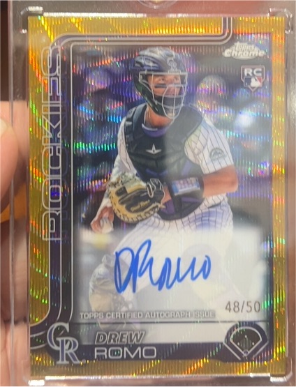 2025 Topps Chrome #RA-DRR Drew Romo — front