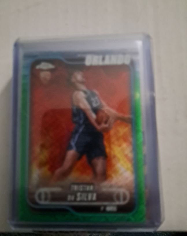 2025 Topps Chrome Basketball #124 Tristan Da Silva — front