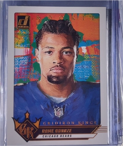 2024 Panini Donruss #7 Rome Odunze Gridiron Kings Rookie — front
