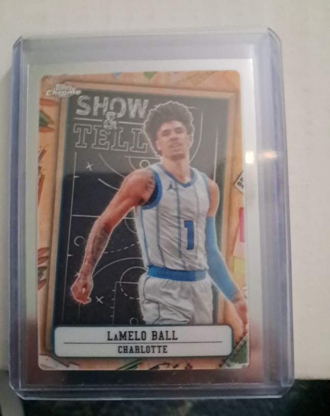 2024-25 Topps Chrome #ST-8 LaMelo Ball Show & Tell — front