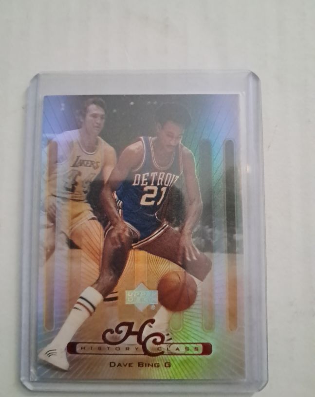 1999-00 Upper Deck History Class #HC11 Dave Bing — front
