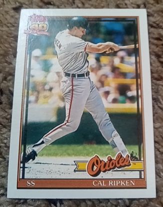 1991 Topps #150 Cal Ripken Jr. — front