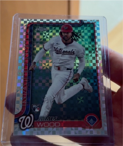 2025 Topps Chrome #132 James Wood — front
