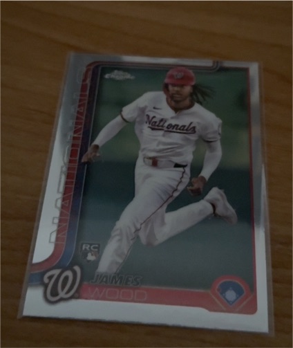 2025 Topps Chrome #132 James Wood — front