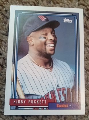 1992 Topps #575 Kirby Puckett Minnesota Twins — front