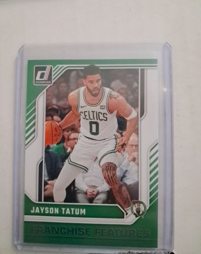 2024-25 Donruss #6 Jayson Tatum Franchise Features — front