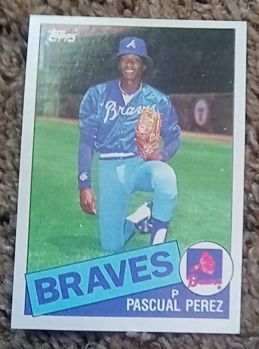 1985 Topps #106 Pascual Perez — front